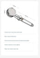 Shower Head with Stop Button and Cotton Filter Turbocharged
