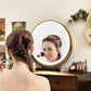 Modern Dressing Table with Storage Cabinet