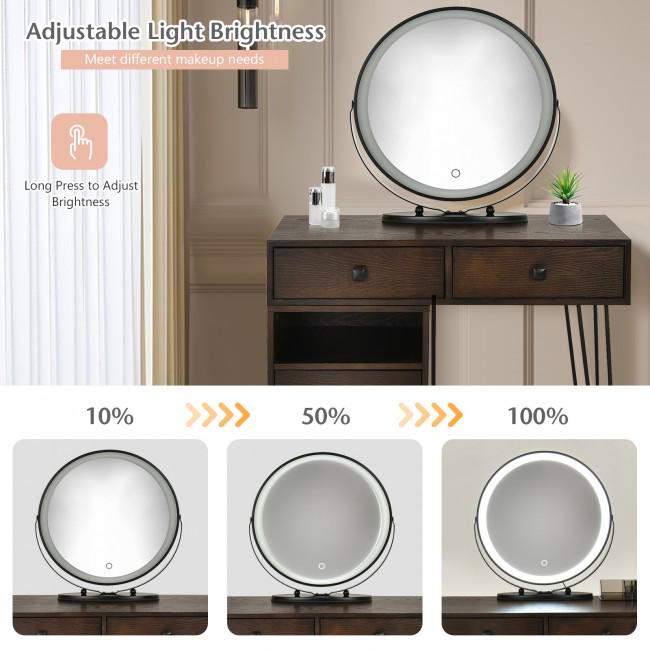 Modern Dressing Table with Storage Cabinet