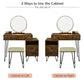 Modern Dressing Table with Storage Cabinet