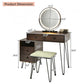 Modern Dressing Table with Storage Cabinet