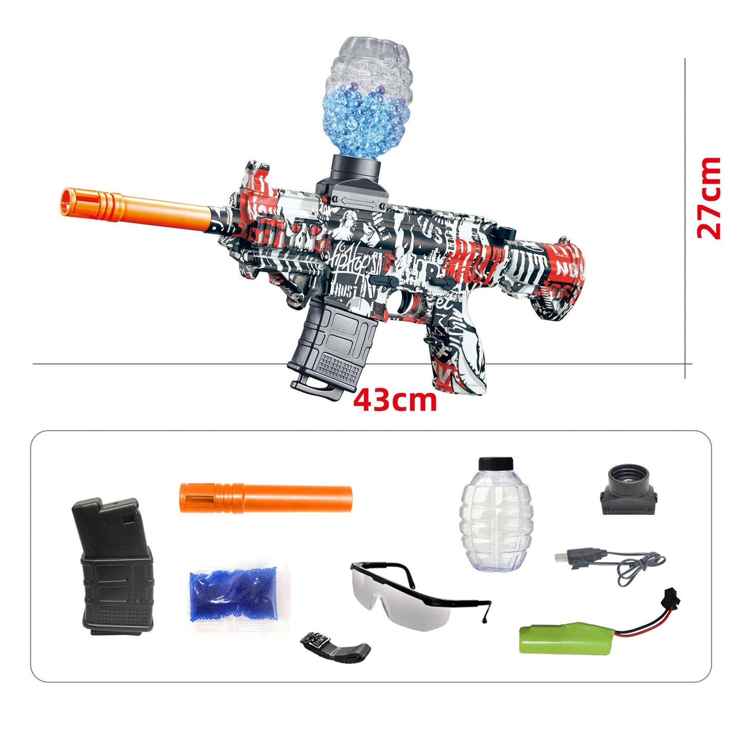 Electric Splatter Gel Ball Blaster