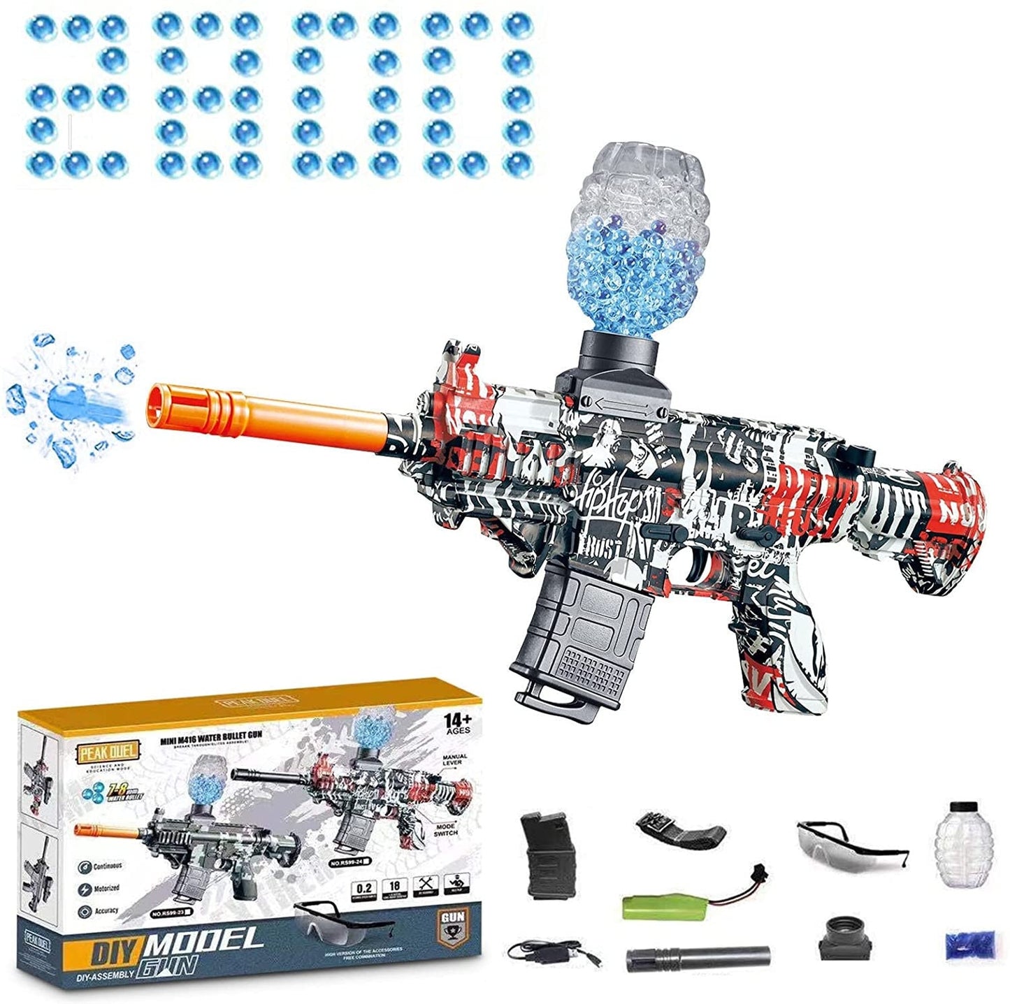 Electric Splatter Gel Ball Blaster