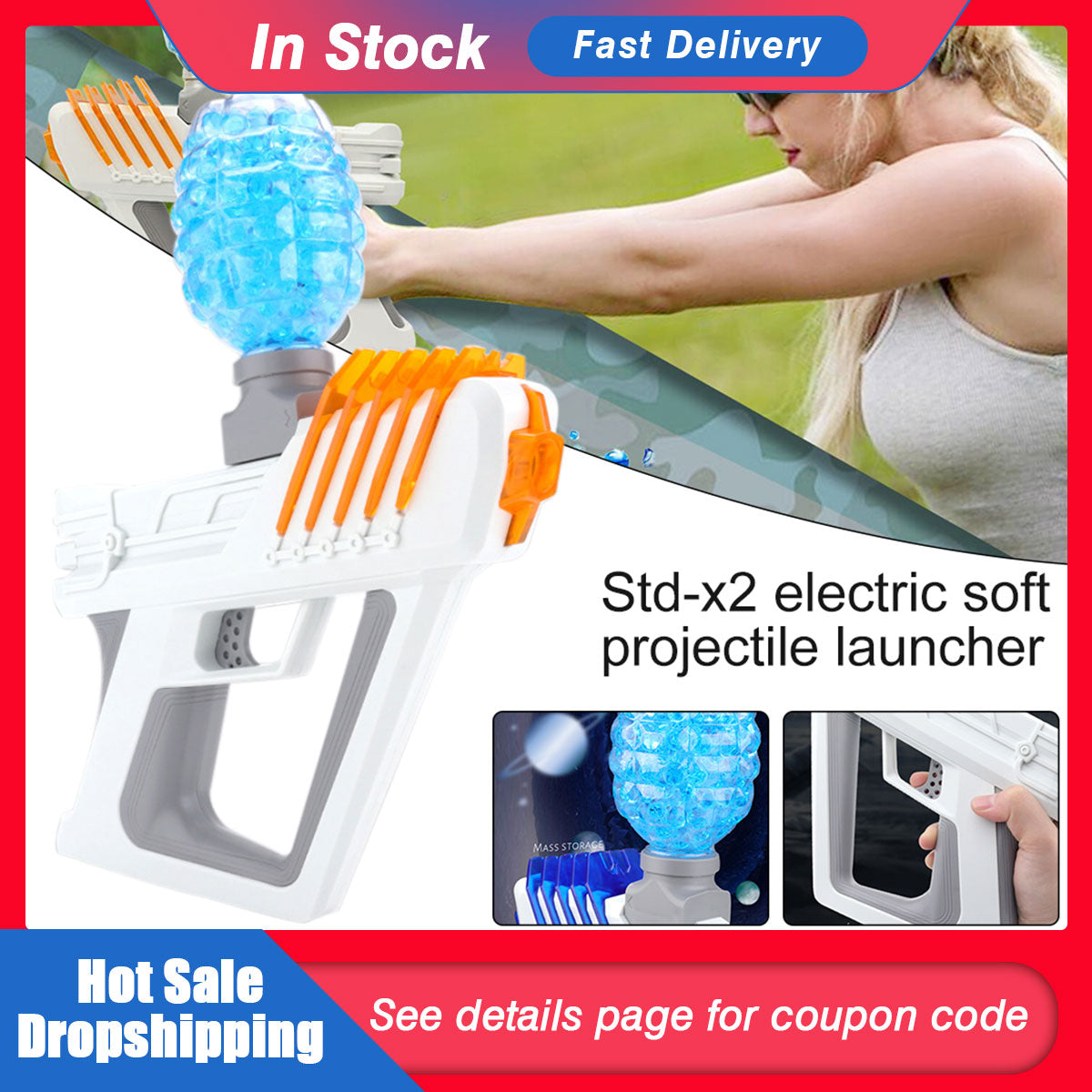 Electric Water Gellets Gel Blaster Toy