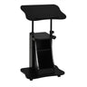 Sit-to-Stand Laptop Desk Cart Height Adjustable with Storage