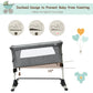 Travel Portable Baby Bed Side Sleeper Bassinet Crib with Carrying Bag
