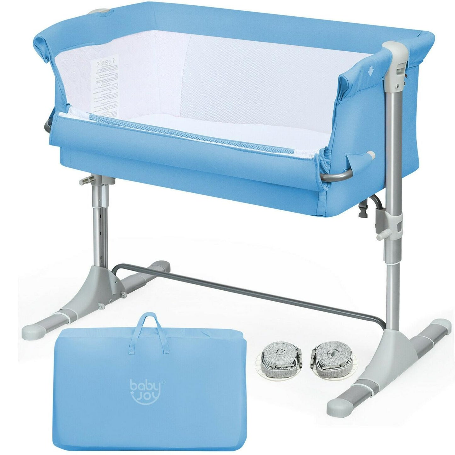 Travel Portable Baby Bed Side Sleeper Bassinet Crib with Carrying Bag