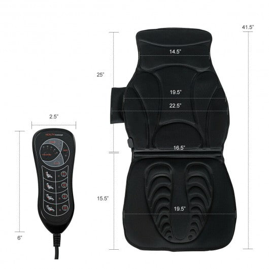 Vibration Massage Car Seat Cushion with 10 Vibration Motors