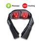 Shiatsu Back and Neck Kneading Shoulder Massager With Heat Straps