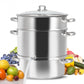 11-Quart Stainless Steel Fruit Juicer Steamer