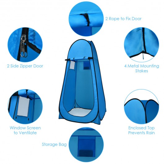 Camping Shower Toilet Changing Room Tent