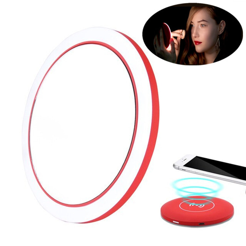 Wireless Charging Led Makeup Mirror