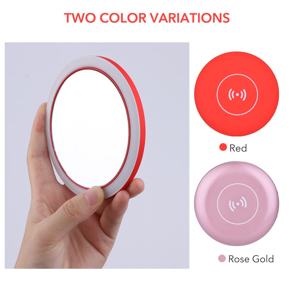 Wireless Charging Led Makeup Mirror