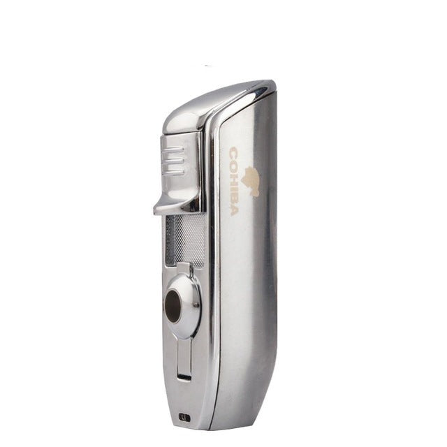 Windproof Jet Blue Flame Cigar Lighter