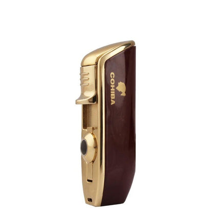 Windproof Jet Blue Flame Cigar Lighter