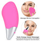 Ultrasonic Vibration Silicone Cleansing Facial Brush