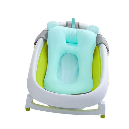 Portable Baby Non Slip Bath Tub NewBorn Air Cushion Bed