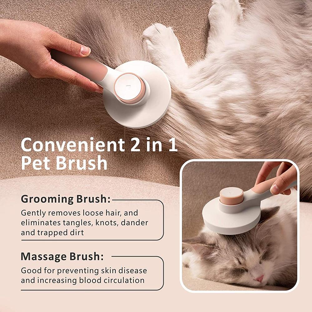 Cat Grooming and Shedding Comb Brush