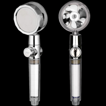 Shower Head with Stop Button and Cotton Filter Turbocharged