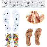 Magnetic Foot Health Massage Acupressure Slimming Insole (Pair)