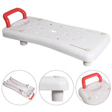 Width Adjustable Portable Bathtubs Shower Bench Seat with Plastic