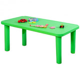 Kids Colorful Plastic Table and 4 Chairs Set